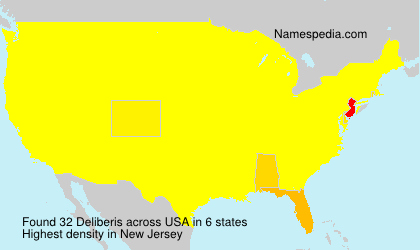 Surname Deliberis in USA
