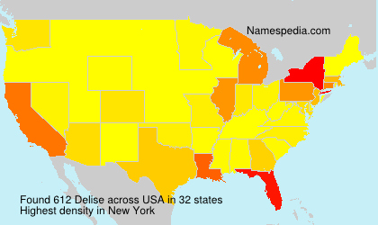 Surname Delise in USA