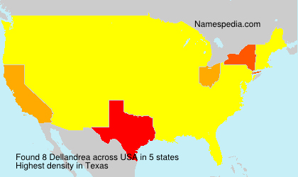 Surname Dellandrea in USA