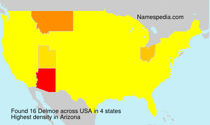 Surname Delmoe in USA
