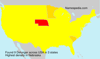 Surname Delunger in USA