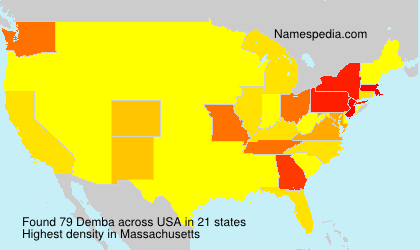 Surname Demba in USA