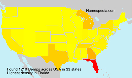 Surname Demps in USA