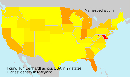 Surname Denhardt in USA