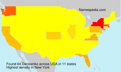 Surname Denisenko in USA