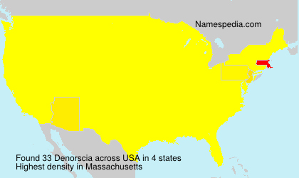 Surname Denorscia in USA
