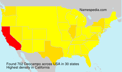 Surname Deocampo in USA