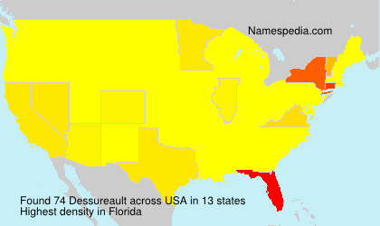 Surname Dessureault in USA
