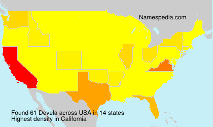 Surname Devela in USA