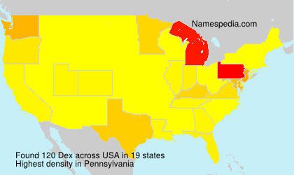 Surname Dex in USA