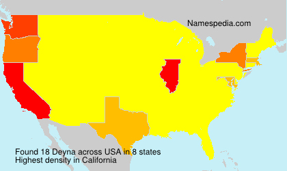 Surname Deyna in USA