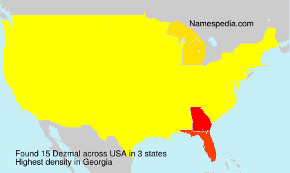 Surname Dezmal in USA