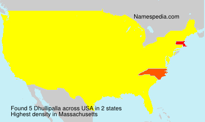 Surname Dhullipalla in USA