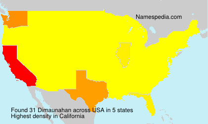 Surname Dimaunahan in USA