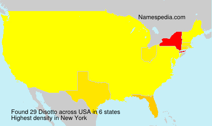 Surname Disotto in USA