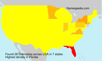 Surname Dobrodziej in USA