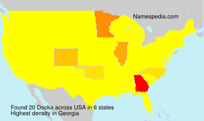 Surname Docka in USA
