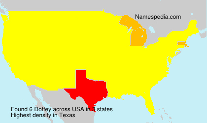 Surname Doffey in USA