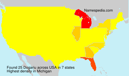 Surname Dogariu in USA