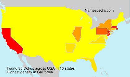 Surname Dokus in USA