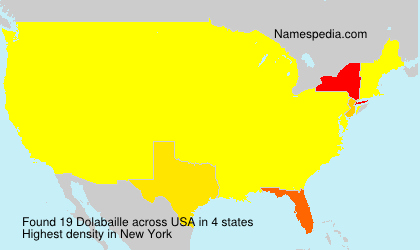 Surname Dolabaille in USA