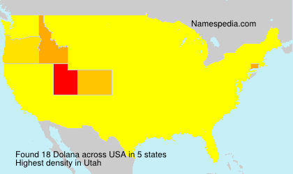 Surname Dolana in USA
