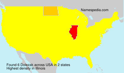 Surname Dolezak in USA