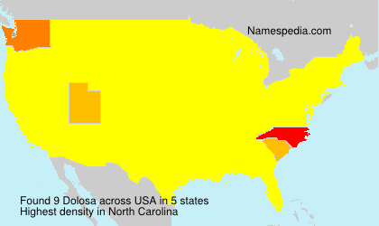 Surname Dolosa in USA