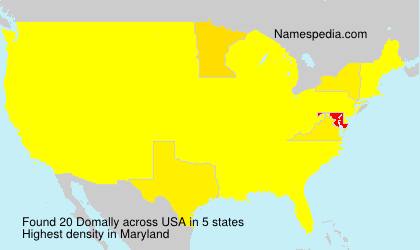 Surname Domally in USA