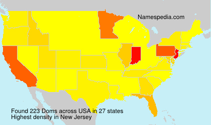 Surname Doms in USA