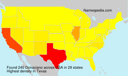 Surname Donaciano in USA