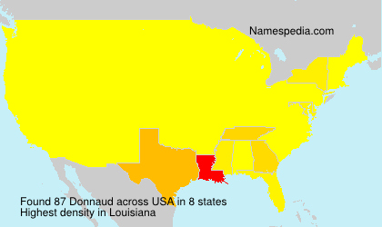 Surname Donnaud in USA