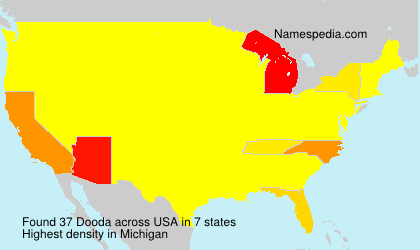 Surname Dooda in USA