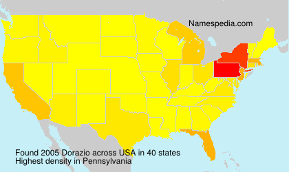 Surname Dorazio in USA