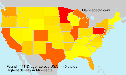 Surname Drager in USA
