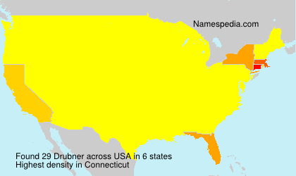 Surname Drubner in USA