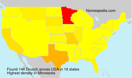 Surname Drusch in USA
