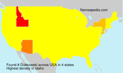 Surname Dubkowski in USA