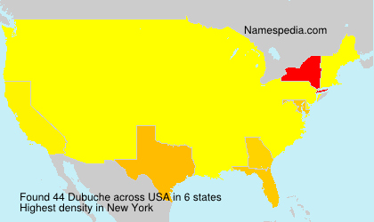 Surname Dubuche in USA