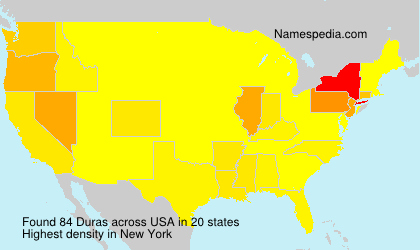 Surname Duras in USA