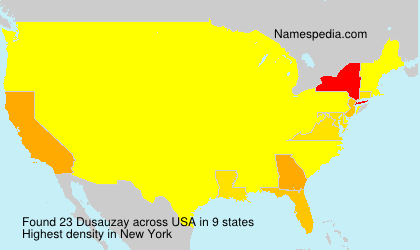 Surname Dusauzay in USA