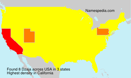 Surname Dzaja in USA