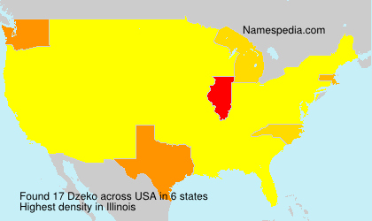 Surname Dzeko in USA