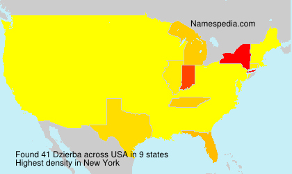 Surname Dzierba in USA