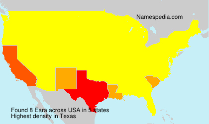 Surname Eara in USA