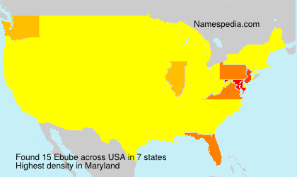 Surname Ebube in USA