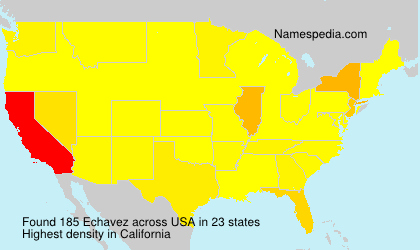 Surname Echavez in USA