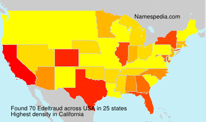 Surname Edeltraud in USA