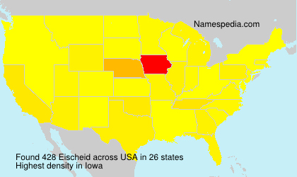 Surname Eischeid in USA