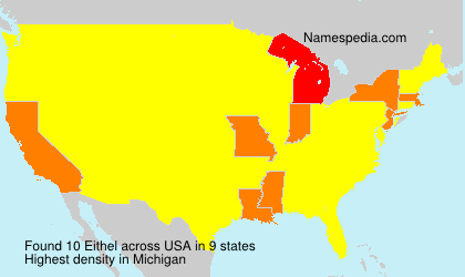 Surname Eithel in USA